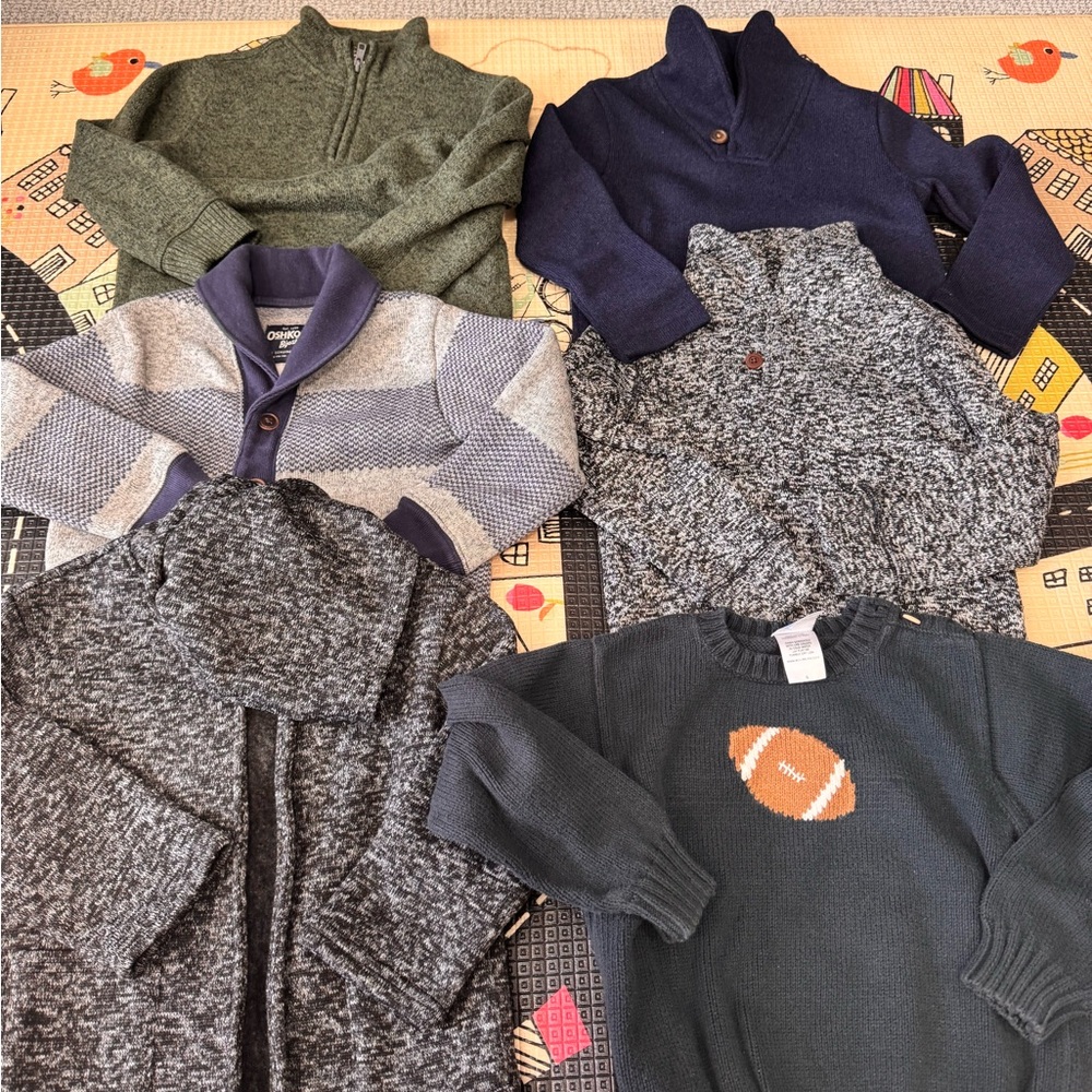 Boys Sweater Lot – Size 5 (6 total)